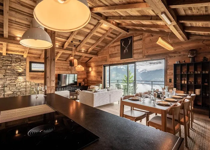 Chalet Splendide 6 Pieces, Jacuzzi Et Sauna, Proche Pistes A Montalbert - Fr-1-755-24